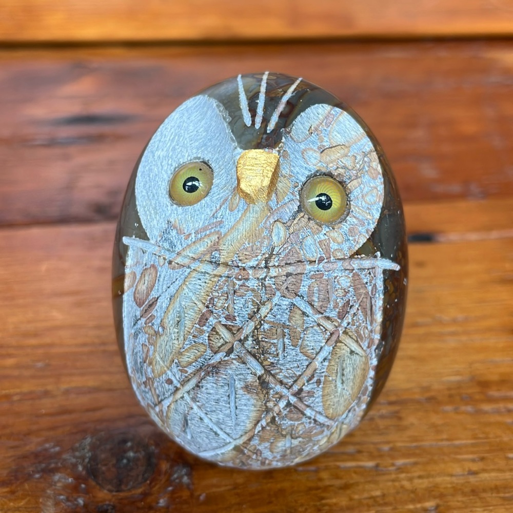 🦉 Stone Age Creations Marble Owl